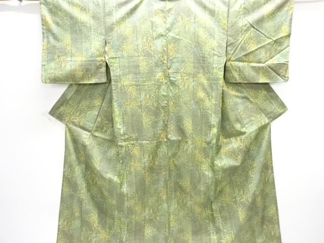 JAPANESE KIMONO / OMESHI / NISHIJIN-ORI / WOVEN PLANTS